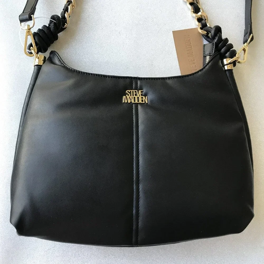 STEVE MADDEN Bcammi Hobo SHOULDER BAG  Balck   13